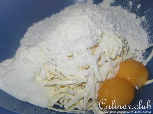 Рогалики с безе.