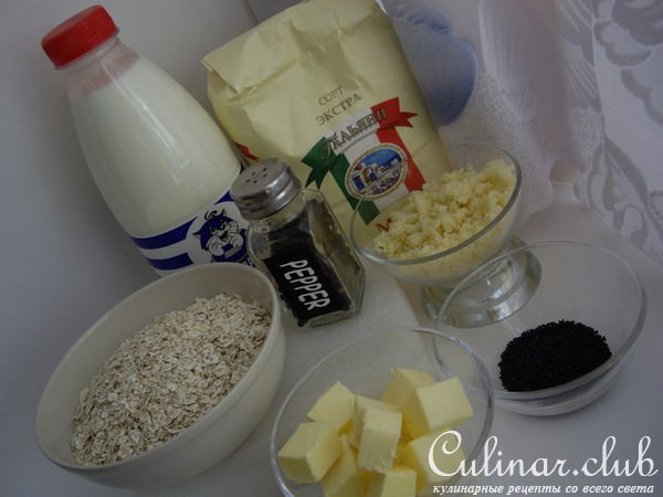 Овсяные палочки с сыром