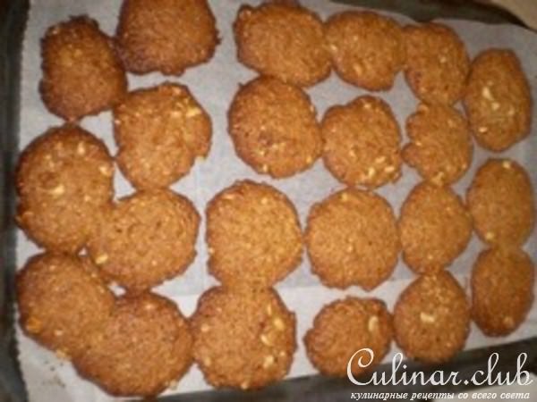овсяное печенье с арахисом