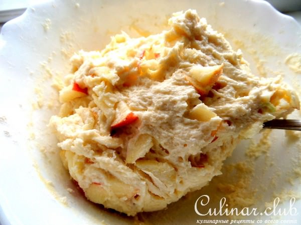 Творожные палочки с яблоком