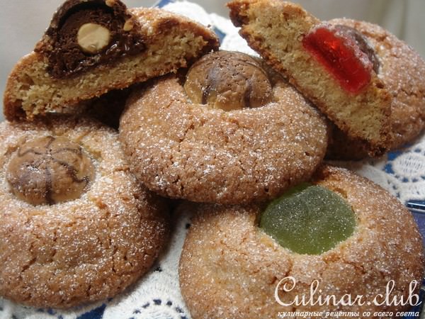 Арахисовое печенье с сюрпризом.