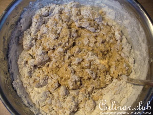 Печенье с миндалём и грецким орехом