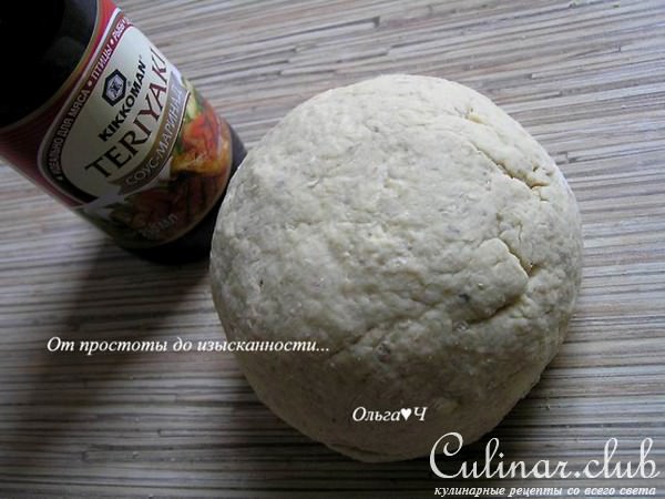 Сырное печенье с соевым соусом