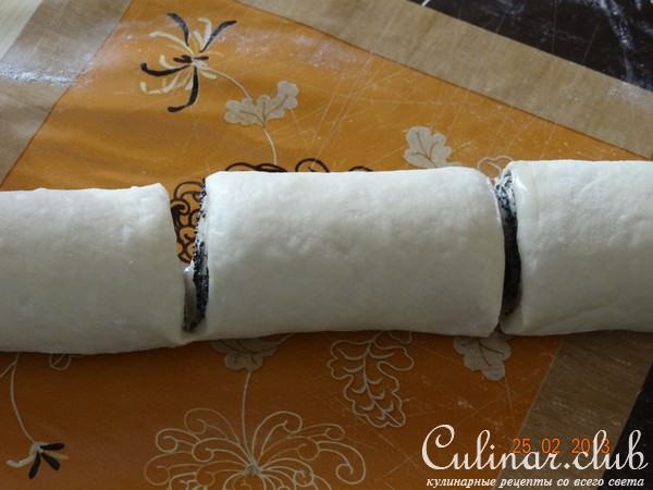 Маковые рулетики к чаю