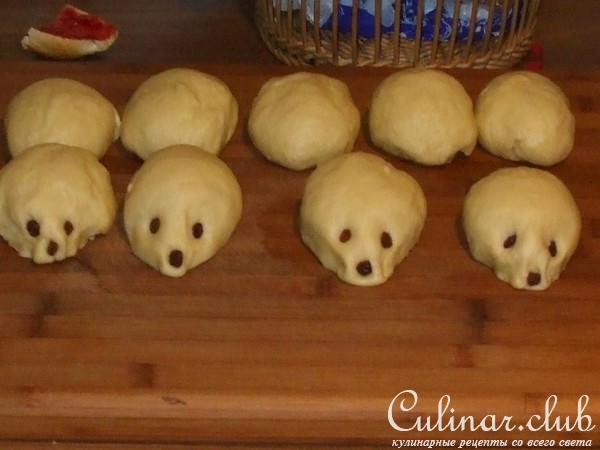 Булочки "Ёжики"