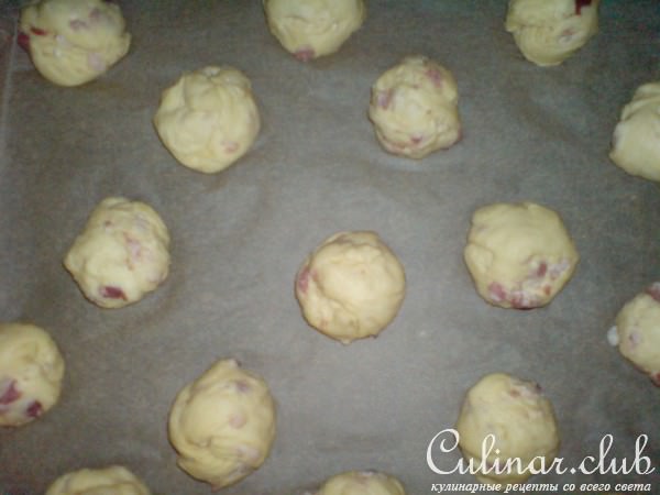 Булочки с ветчиной(вариант)