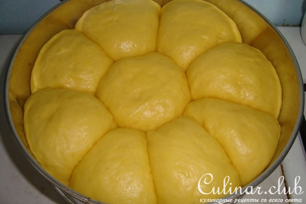 Torta Danubio - Пирог из булочек с ветчиной и сыром