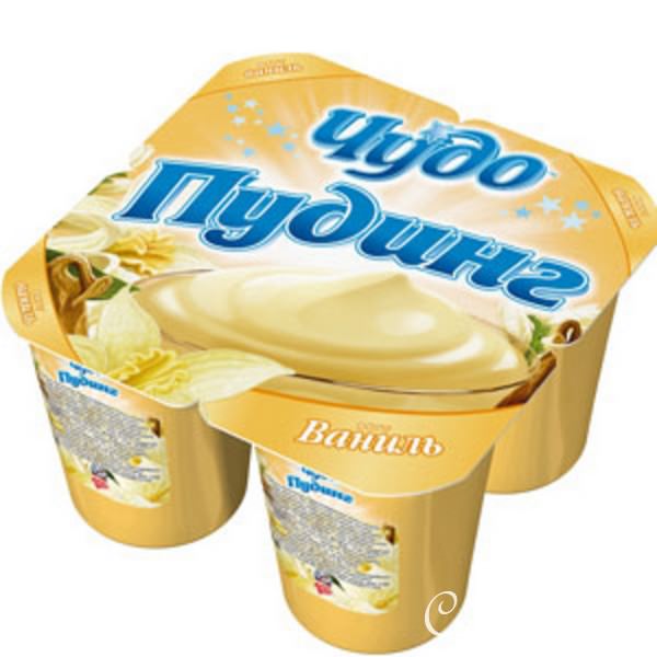 Плюшки с ванильным пудингом и изюмом