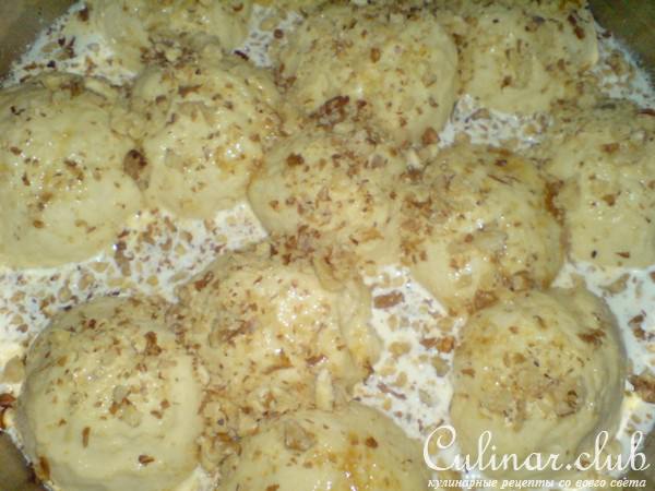 Булочки "Buchteln " с апельсиновым курдом