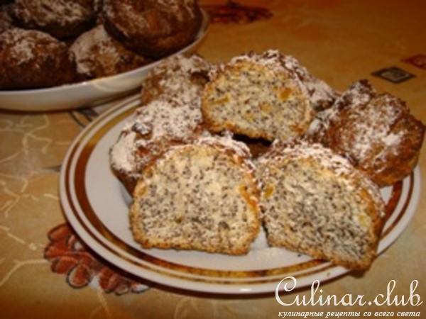 Медовые булочки с маком