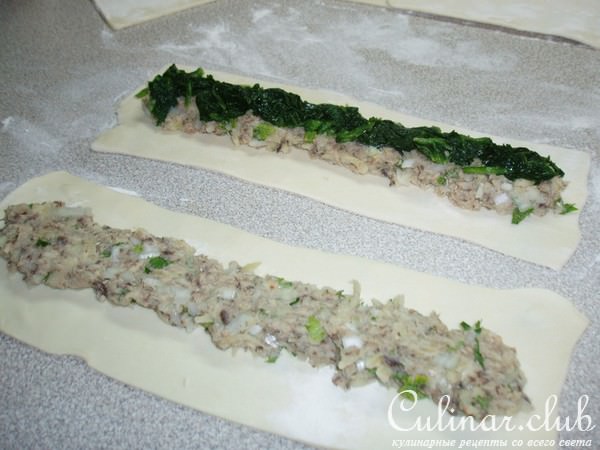 ПИРОЖОЧКИ С РЫБКОЙ И ШПИНАТОМ