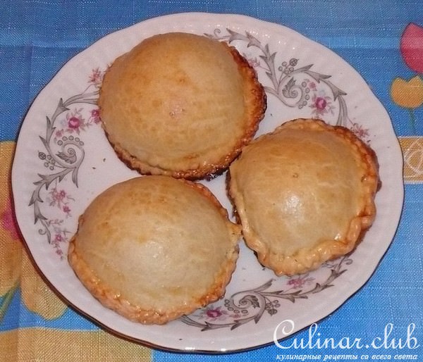 Пышки с яблочной начинкой