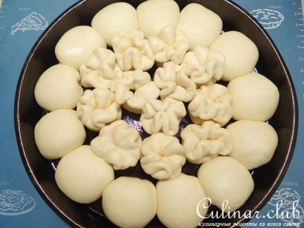 Пирог из булочек