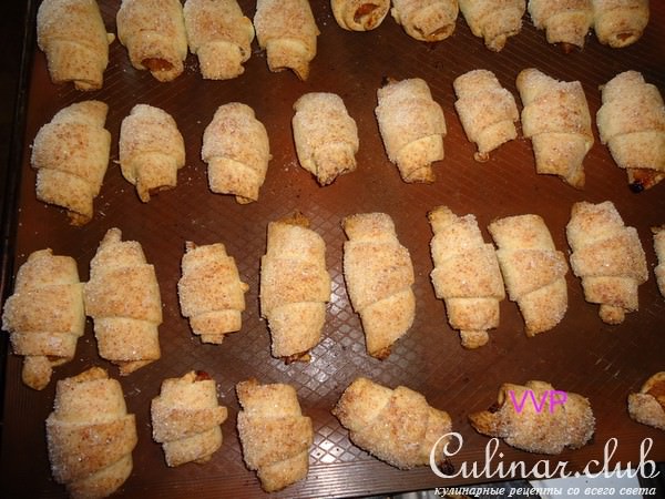 Крошки-рогалики с яблочным джемом