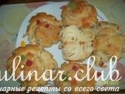 Разрезной рулет и булочки