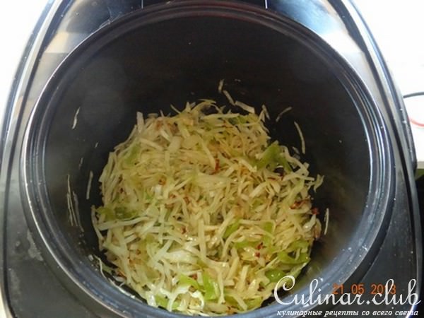 Пышки капустные с кунжутом (Мульти от А до Я !!!)