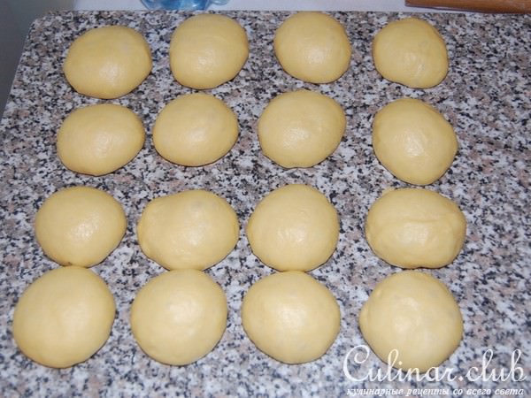 Булочки с разной начинкой к чаю. 