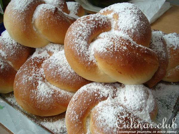 Японские булочки по методу заварки теста "65°-Цельсия" (WATER-ROUX SWEET BUN DOUGH)