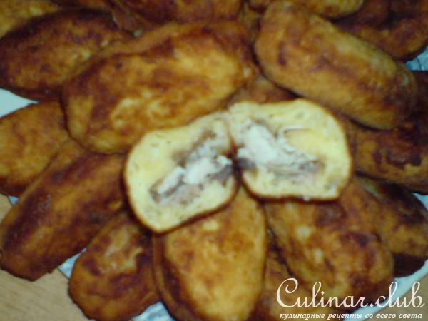 Жареные пирожки из творожного теста