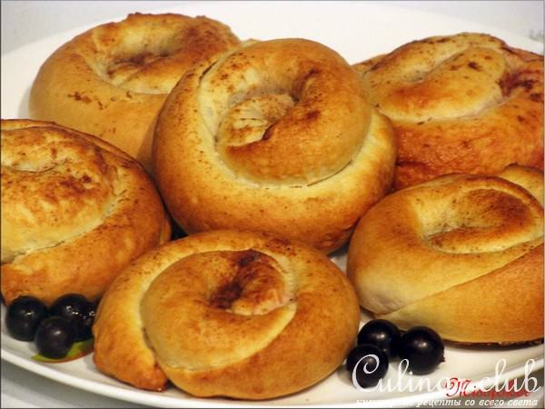 Творожные булочки с джемом