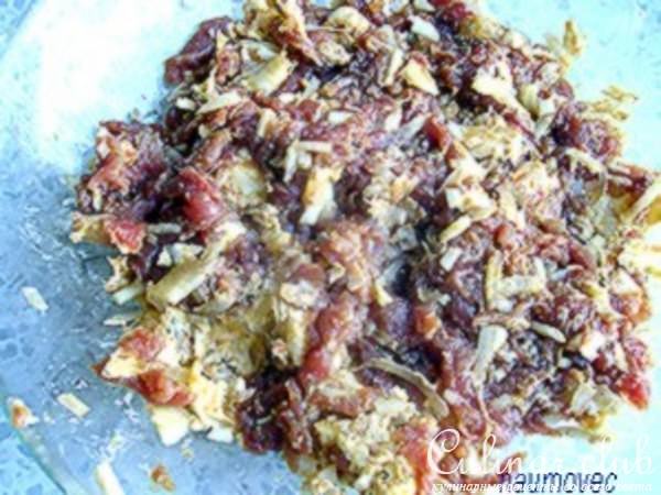 Лепешки с мясом кубдари