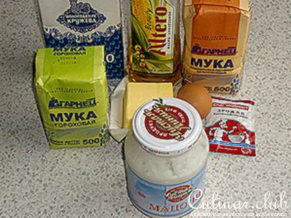 Гороховые пирожки с картошкой