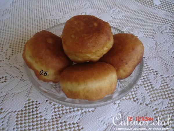Пирожки из заварного безопарного теста