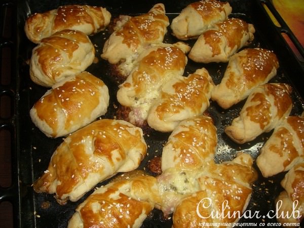 Круассаны Быстрые(с разнообразными начинками)