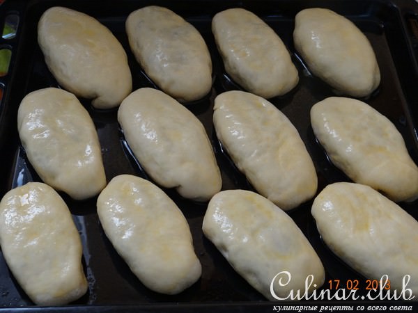 Пирожки домашние с картофелем и печенью