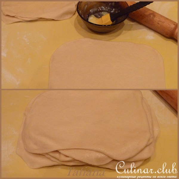 Булочки слоёные