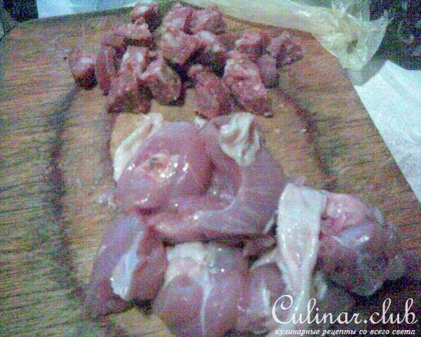 Чашечки с куриной начинкой