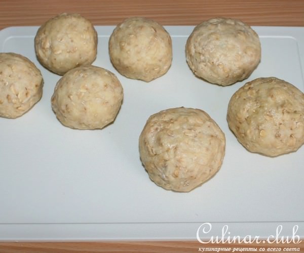 Сырно-овсяные булочки с сюрпризом