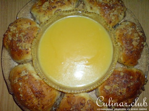 Булочки "Buchteln " с апельсиновым курдом
