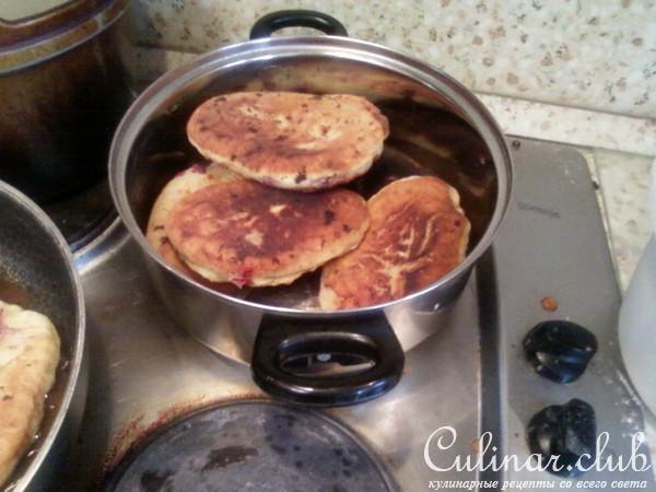Пирожки с вишней(жареные)
