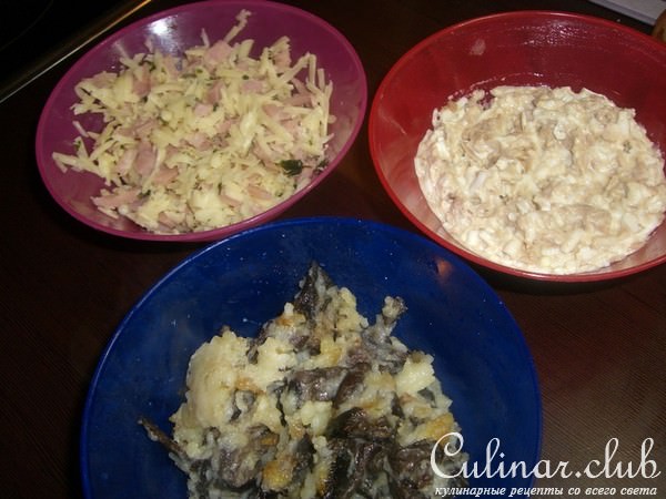 Круассаны Быстрые(с разнообразными начинками)