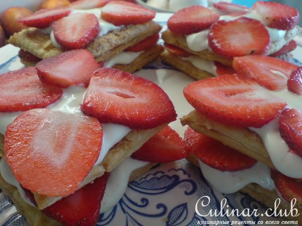 пирожное "Мильфёй" //mille-feuillе//неклассический