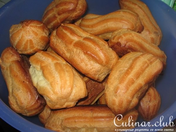 Эклеры с заварным кремом 