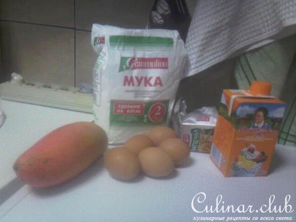 Эклеры с манго