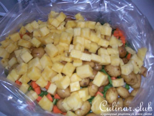 Курочка с ананасом и овощами. Для тех, кто на диете и не только