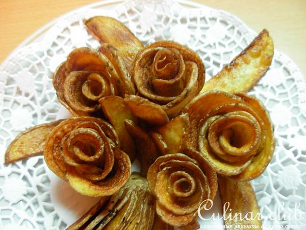 Картофельные розы
