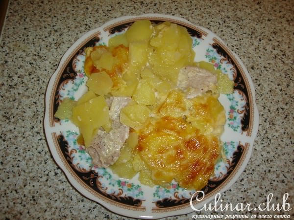 картофельная запеканка с мясом