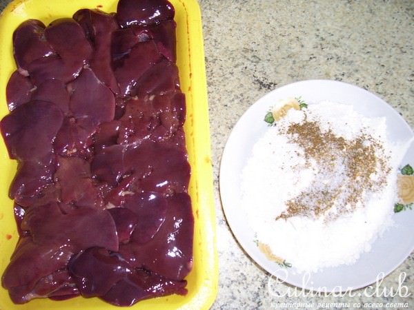 Печень с медом