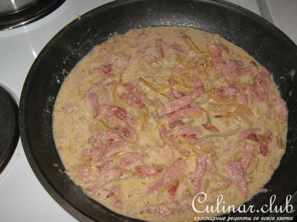 спаггети с лимоном и маскарпоне
