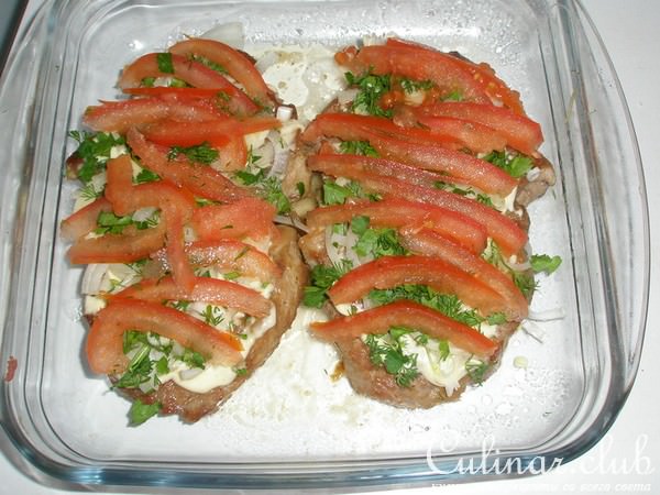 Свиная шейка в шубке 