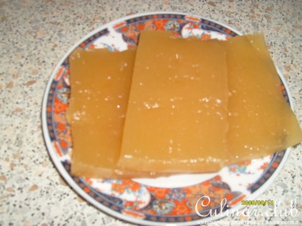 Яблочный мармелад.