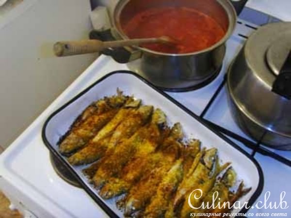 Ставрида черноморская - вкусная, одетая в кукурузное пальто