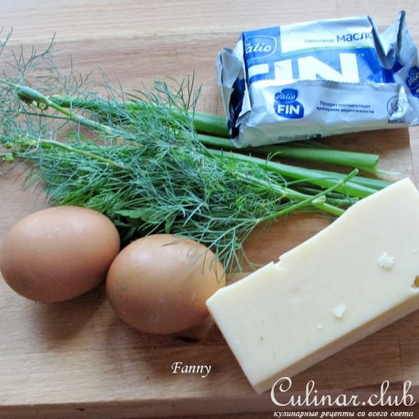 Классический французский омлет с сыром