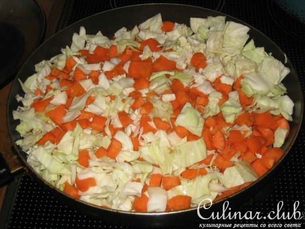 Лапша казахская с капустой