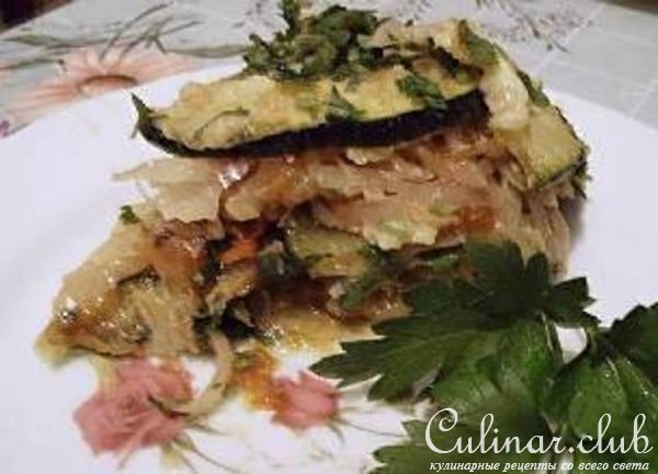И снова кабачки(с горчичным маринадом)