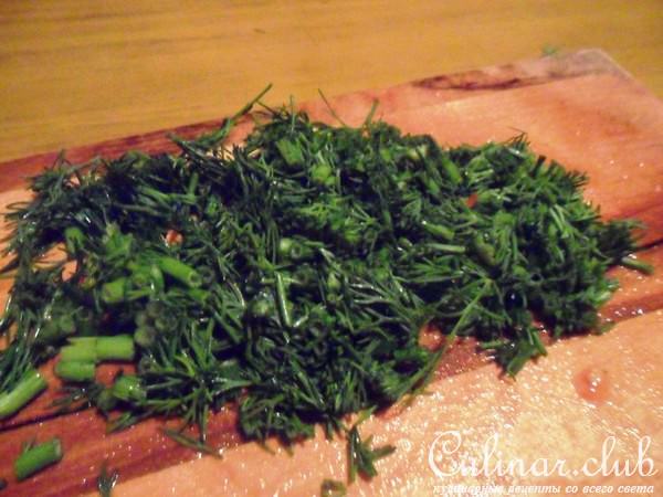 Стручковая фасоль, запечённая с яйцом